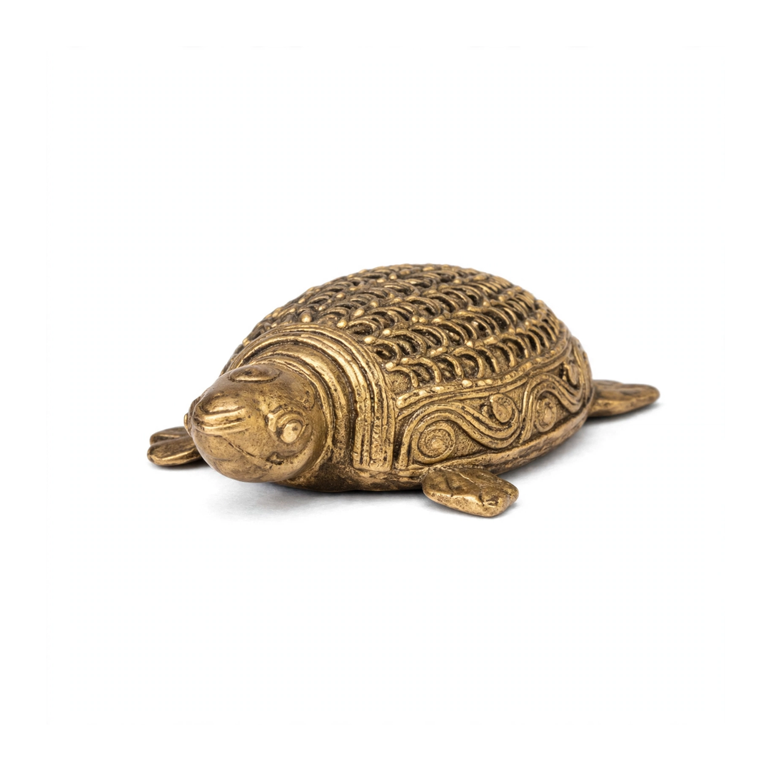 Dhokra Tribal Turtle Figurine